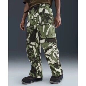 Nike ACG Smith Summit Mens Cargo Zip Pant Green Camo Size 3XL IH3577-229 NWT